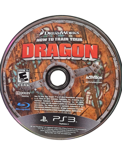 How to Train Your Dragon PlayStation 3 PS3 for retro video game enthusiasts featuring action adventure gameplay dragon training and battles fantasy world exploration character progression movie inspired quests family friendly multiplayer activities and collectible gaming appeal disc 