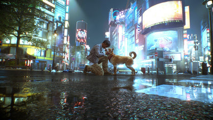 Ghostwire: Tokyo for PS5 featuring supernatural action-adventure gameplay in a visually striking urban Tokyo setting gameplay