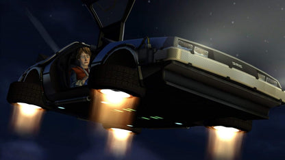 Back to the Future: The Game 30th Anniversary gameplay for PlayStation 4 (PS4) adventure story-driven video game