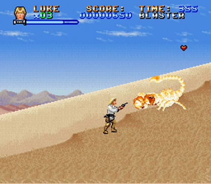 Super Star Wars Player’s Choice for Super Nintendo featuring classic action gameplay in the Star Wars universe gameplay