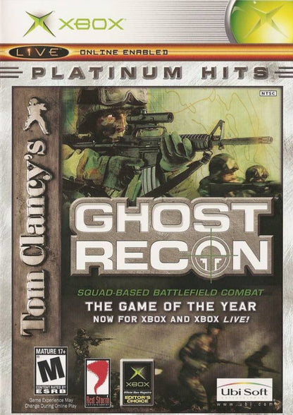 Tom Clancy's Ghost Recon [Platinum Hits] cover art for Xbox (XBOX) video game