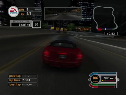 NASCAR 2005: Chase for the Cup cover art for GameCube (GC) sports racing video game