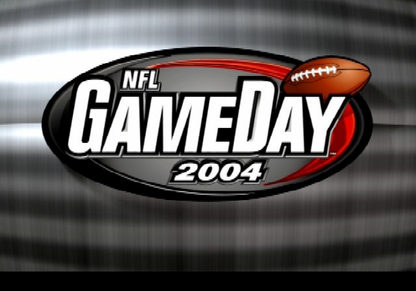 NFL GameDay 2004 – PlayStation 2 (PS2) American football sports video game title screen