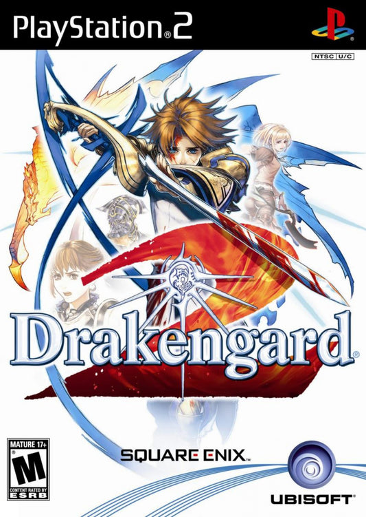 Drakengard 2 PS2 Sony PlayStation 2 action RPG fantasy sequel dragon riding aerial combat hack and slash ground battles Square Enix story driven gameplay multiple endings medieval setting retro gaming PlayStation 2 software video game title cover art