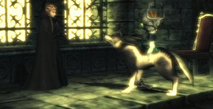 The Legend of Zelda: Twilight Princess gameplay for Nintendo Wii (Wii) featuring epic action‑adventure gameplay with motion‑controlled sword combat, puzzle‑filled dungeons, and Link’s transformation into a wolf.
