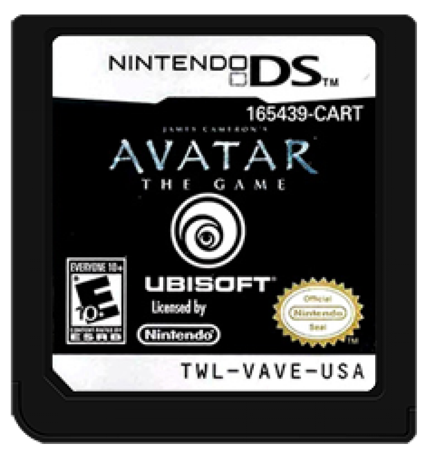 Avatar: The Game cartridge for Nintendo DS (DS) action adventure video game
