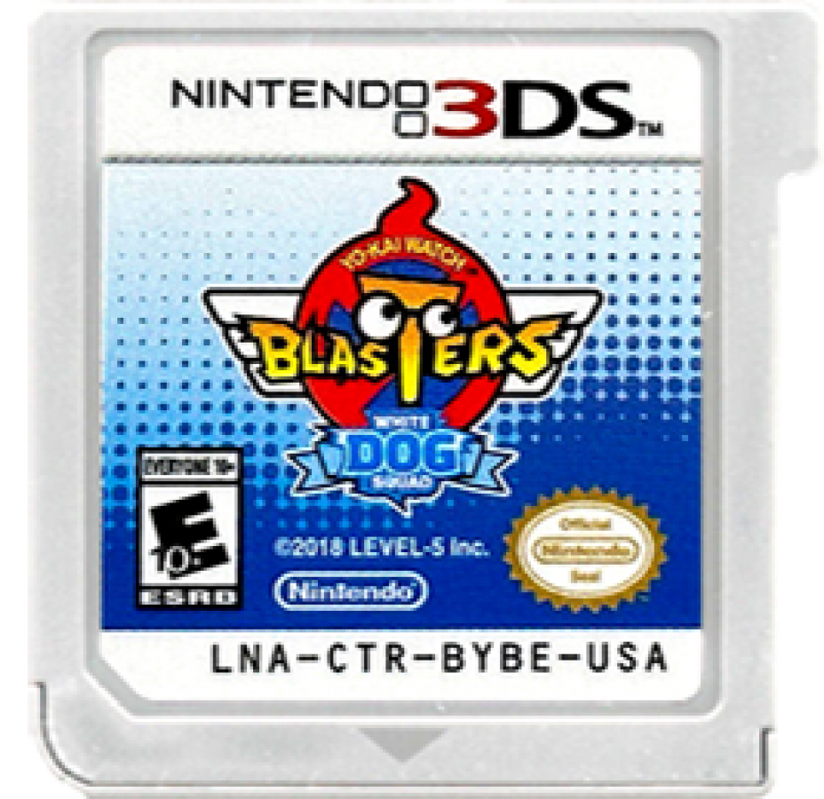 Yo-Kai Watch Blasters: White Dog Squad cartridge for Nintendo 3DS (3DS) role-playing action video game