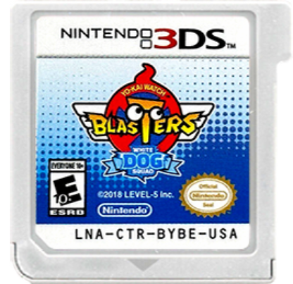 Yo-Kai Watch Blasters: White Dog Squad cartridge for Nintendo 3DS (3DS) role-playing action video game