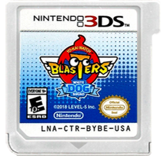 Yo-Kai Watch Blasters: White Dog Squad cartridge for Nintendo 3DS (3DS) role-playing action video game