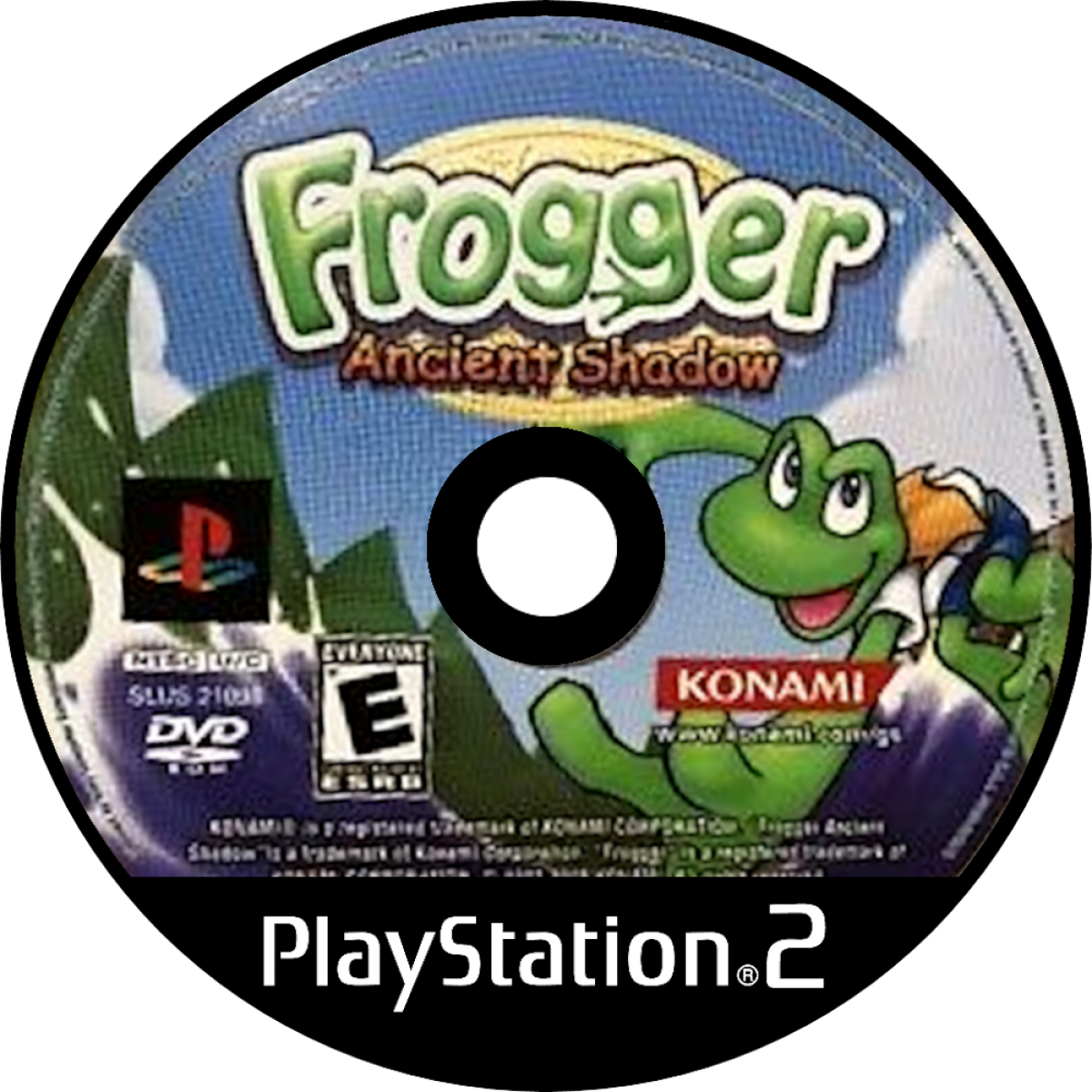 Frogger Ancient Shadow PS2 PlayStation 2 platformer action adventure game retro video game disc