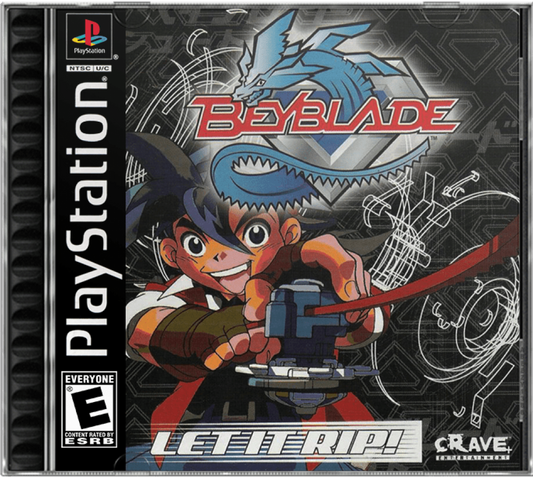 Beyblade: Let It Rip cover art for PlayStation 1 (PS1) video game