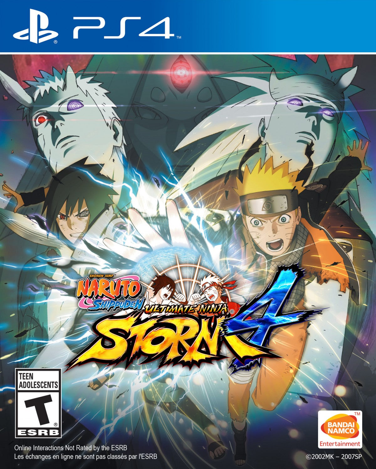 Naruto Shippuden Ultimate Ninja Storm 4 PS4 inspired design featuring anime arena fighting action aesthetic powerful ninja battles spectacular jutsu abilities iconic Naruto characters cinematic story mode fast paced combat manga inspired adventure presentation front cover