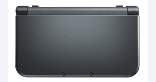 Grey New Nintendo 3DS XL inspired design featuring premium handheld gaming console aesthetic metallic gray finish larger dual screens enhanced processing power portable Nintendo gaming experience glasses free 3D technology presentation