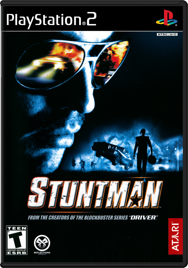 Stuntman – PlayStation 2 (PS2) video game cover image, action driving and stunt simulation.