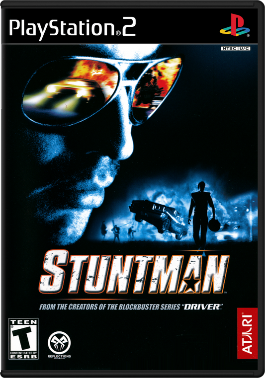 Stuntman – PlayStation 2 (PS2) video game cover image, action driving and stunt simulation.