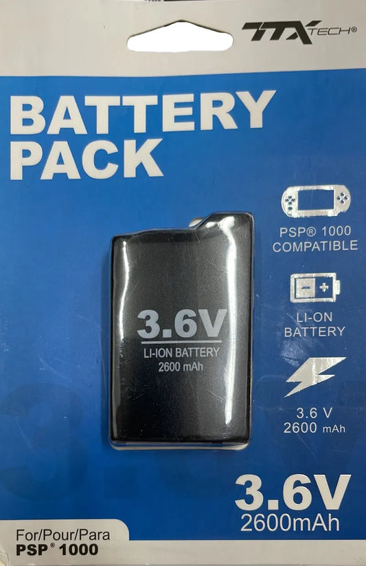 TTX Tech Battery pack for PSP 1000 PlayStation Portable (PSP) gaming accessory