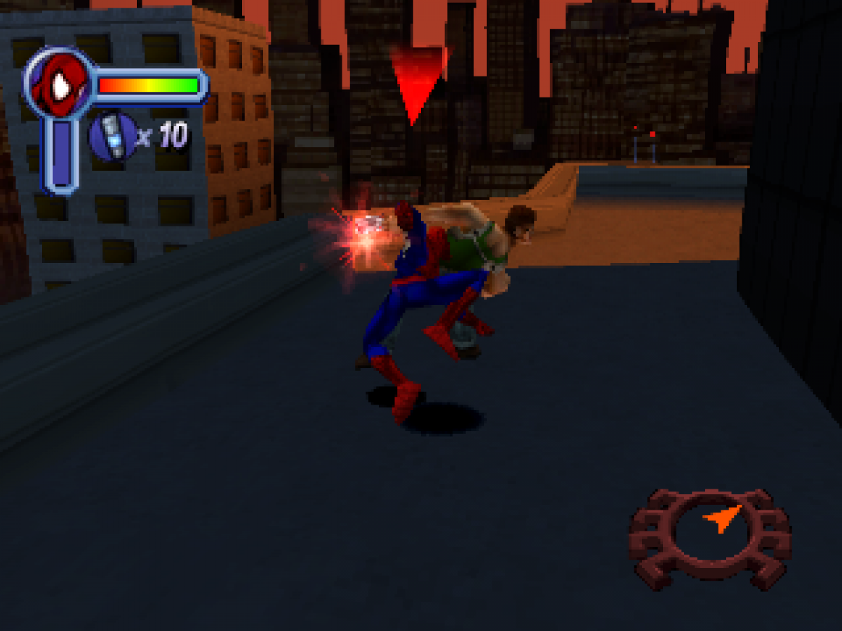Spider-Man 2 retro superhero action adventure game for PlayStation 1 (PS1) gameplay