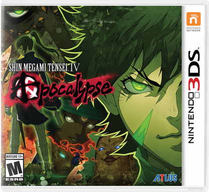Shin Megami Tensei IV: Apocalypse cover art for Nintendo 3DS (3DS) role-playing video game