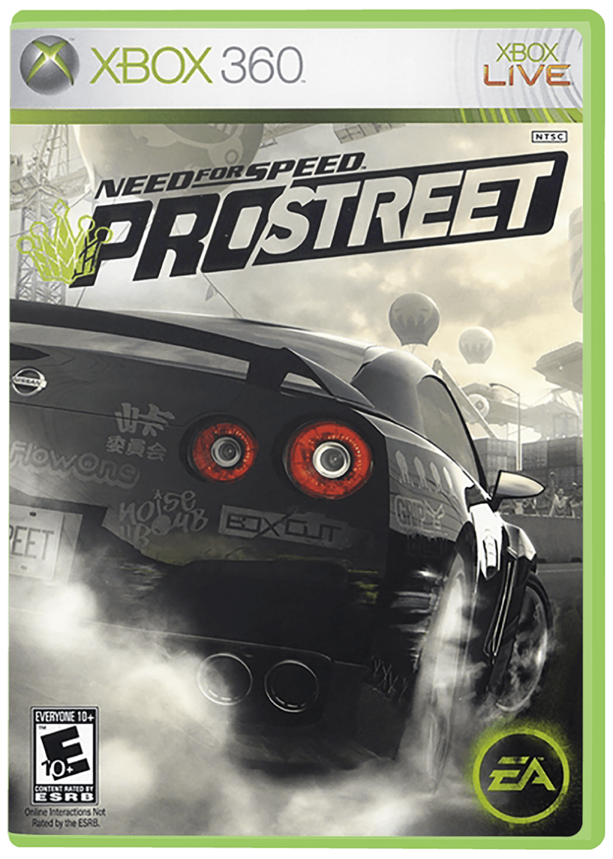 Need for Speed ProStreet cover art for Microsoft XBOX 360 (X360) video game