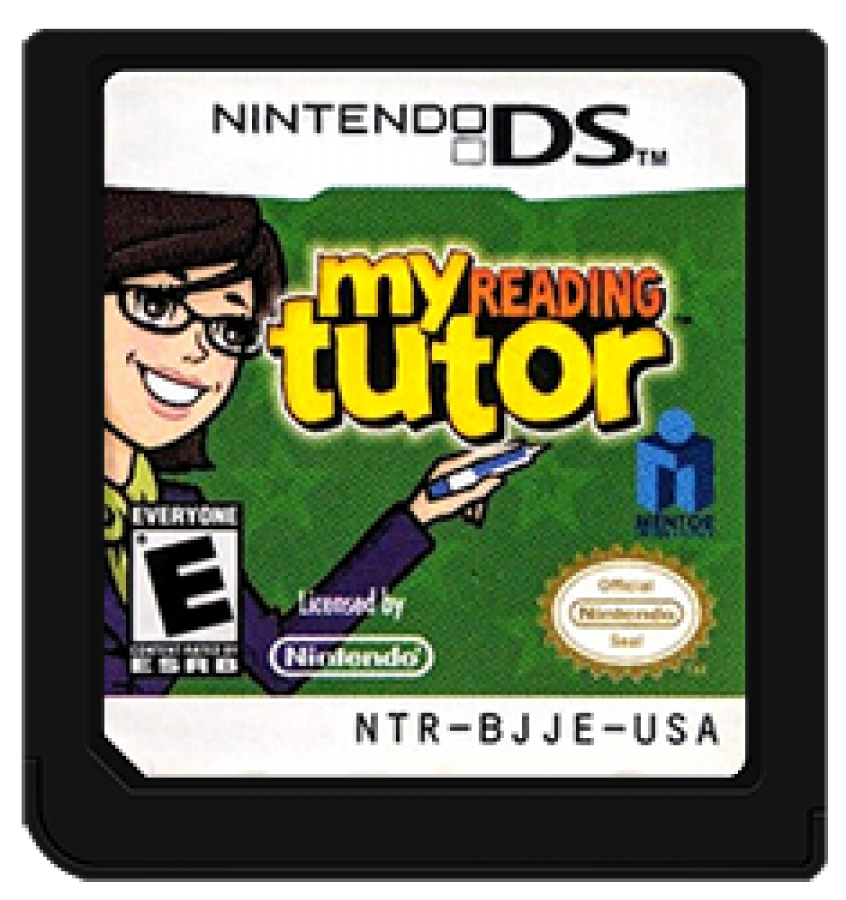 My Reading Tutor cartridge for Nintendo DS (DS) educational reading training video game