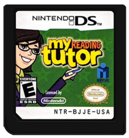My Reading Tutor cartridge for Nintendo DS (DS) educational reading training video game