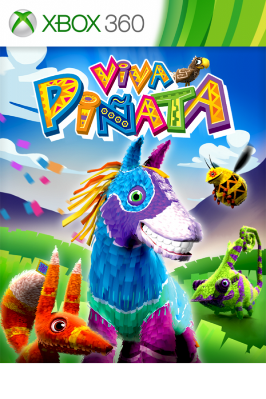 Viva Pinata: Party Animals cover art for Xbox 360 (X360) video game