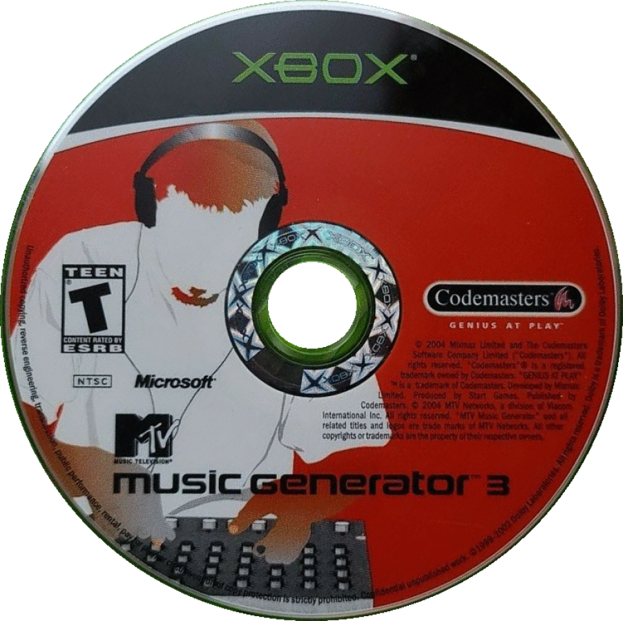 MTV Music Generator 3: This Is the Remix music creation video game featuring advanced beat mixing tools licensed samples remix focused modes freestyle composition and creative DJ style gameplay experience disc