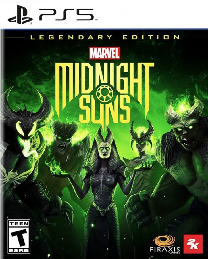 Marvel’s Midnight Suns [Legendary Edition] cover art for PlayStation 5 (PS5) tactical RPG video game