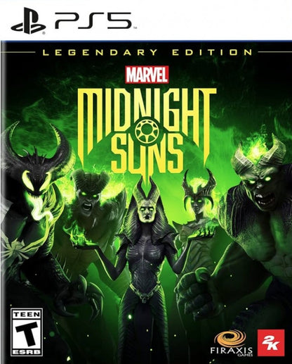 Marvel’s Midnight Suns [Legendary Edition] cover art for PlayStation 5 (PS5) tactical RPG video game