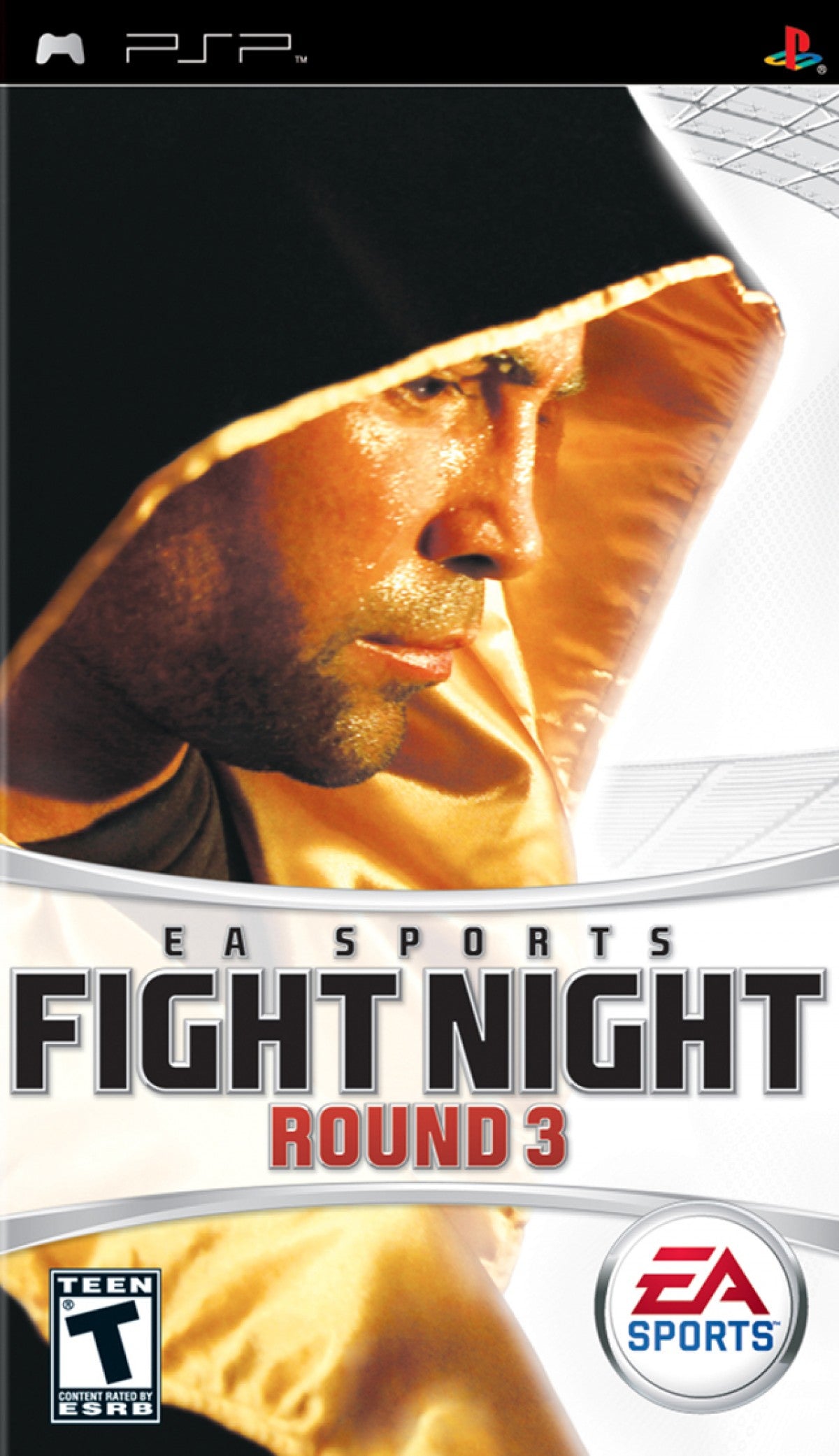 Fight Night Round 3 – PlayStation Portable (PSP) cover art for boxing sports video game