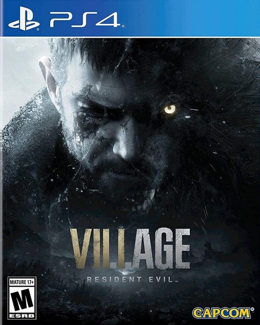 Resident Evil: Village – PlayStation 4 (PS4) video game cover image, survival horror