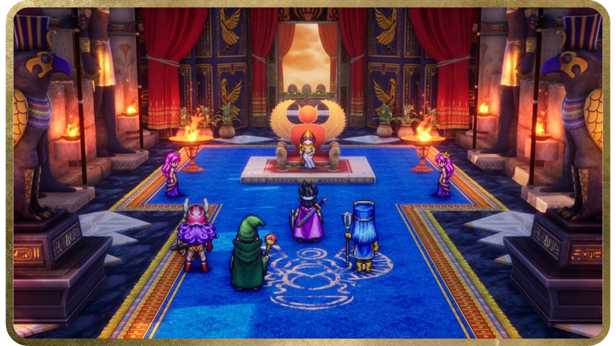 Dragon Quest III HD Remake Nintendo Switch game featuring classic JRPG adventure, turn-based combat, and beautifully updated HD pixel graphics gameplay