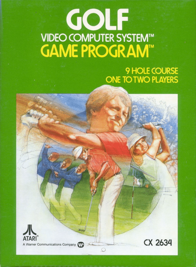 Golf cover art for Atari 2600 (2600) video game
