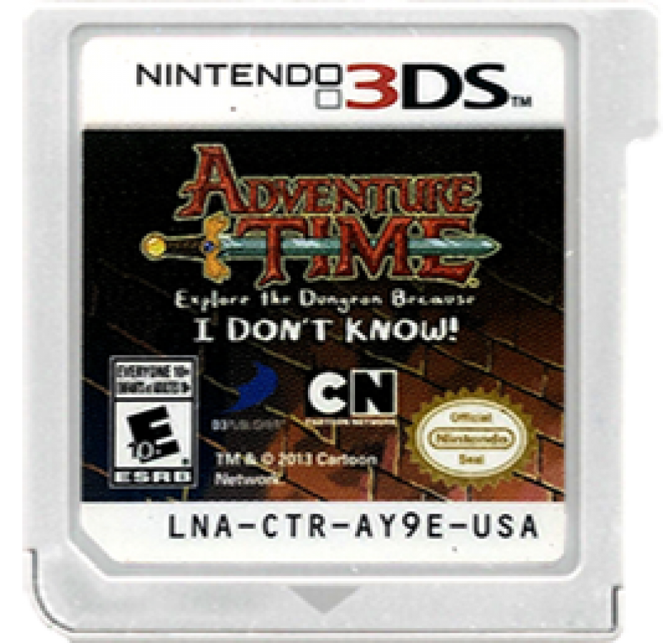 Adventure Time: Explore the Dungeon Because I Don't Know [Collector's Edition] cartridge for Nintendo 3DS (3DS) action adventure video game