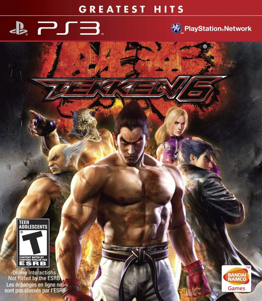 Tekken 6 [Greatest Hits] – PlayStation 3 (PS3) cover art for video game for PS3