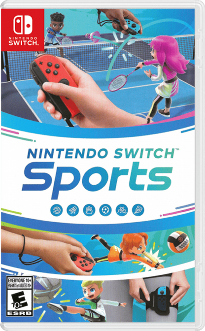 Nintendo Switch Sports with leg strap cover art for Nintendo Switch NS video game