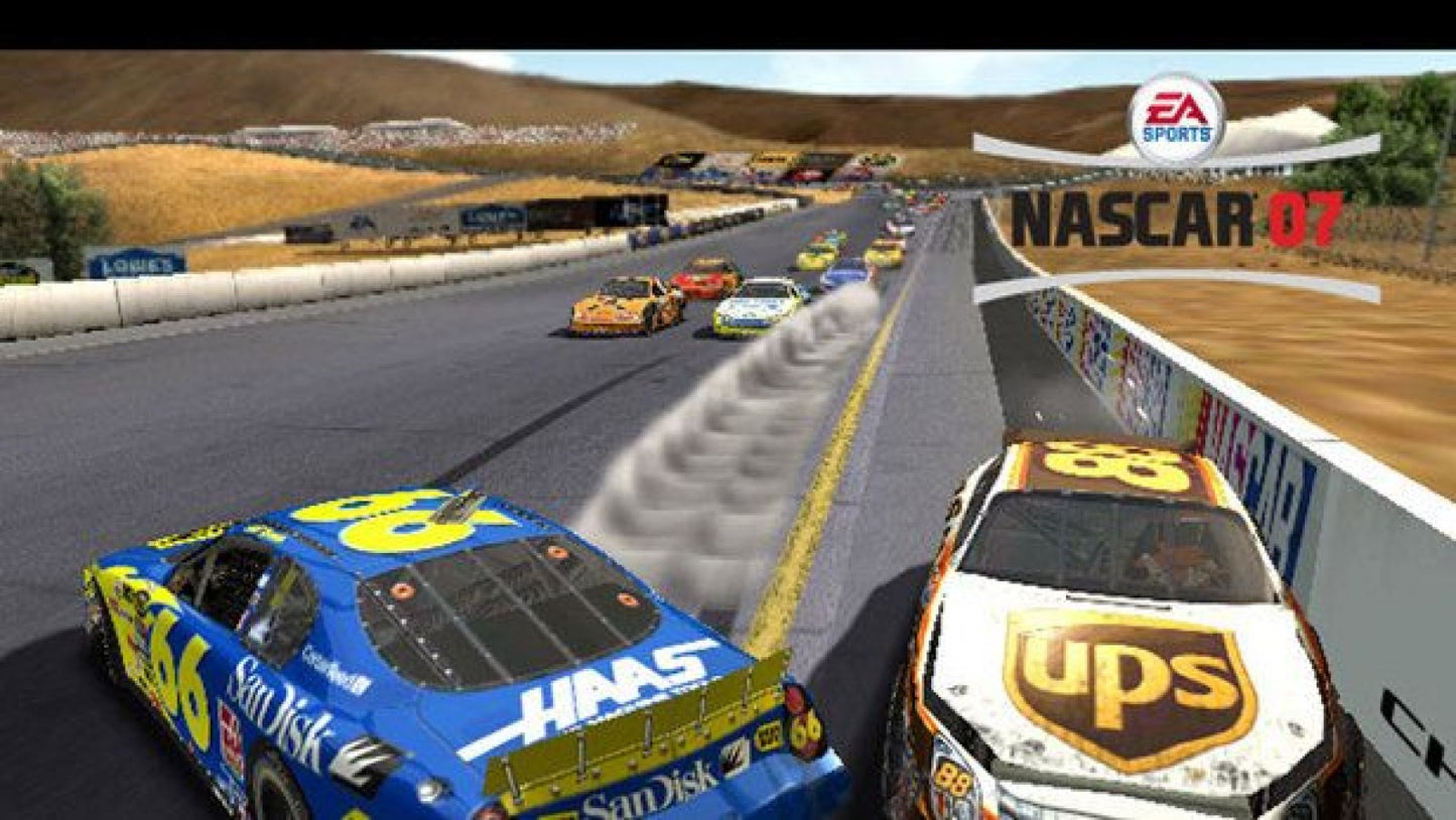 NASCAR 07 – PlayStation 2 (PS2) stock car racing sports video game gameplay