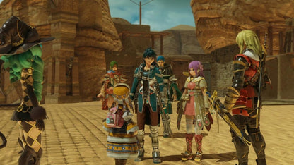 Star Ocean Integrity and Faithlessness retro PlayStation 4 video game featuring sci fi fantasy RPG combat, real time battles, anime storytelling and space adventure gameplay