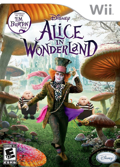 Alice in Wonderland cover art for Nintendo Wii (Wii) video game