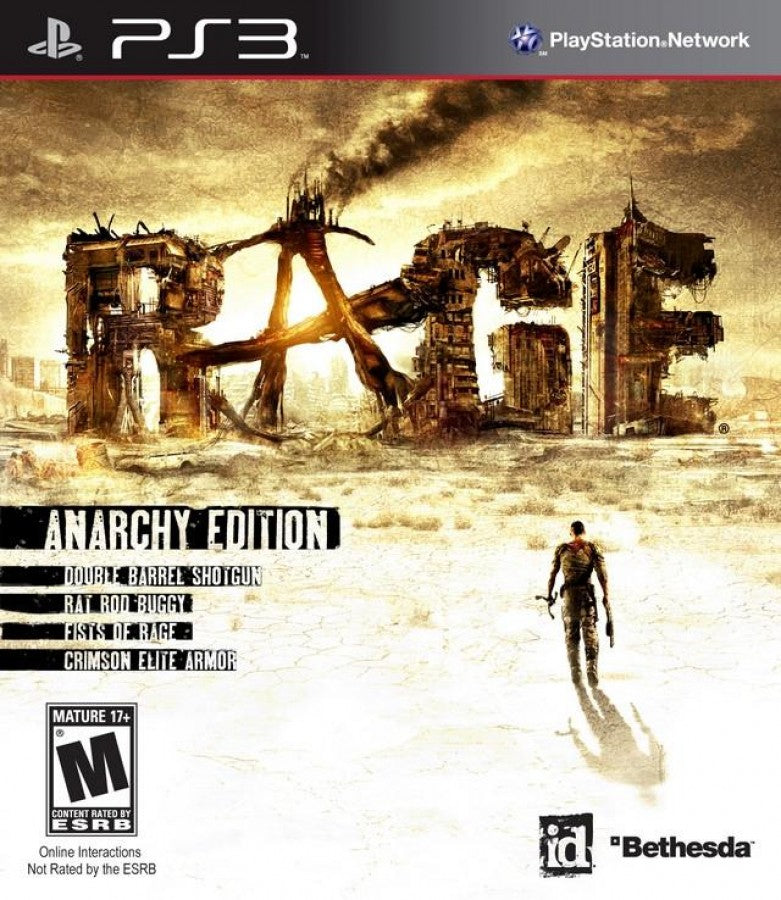 Rage [Anarchy Edition] cover art for PlayStation 3 (PS3) video game