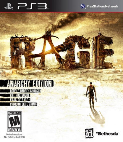 Rage [Anarchy Edition] cover art for PlayStation 3 (PS3) video game