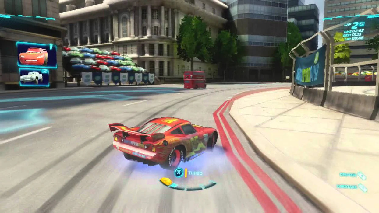 Cars 3: Driven to Win for Xbox 360 Disney Pixar racing game featuring Lightning McQueen arcade kart style racing multiplayer cups challenges family friendly gameplay gameplay