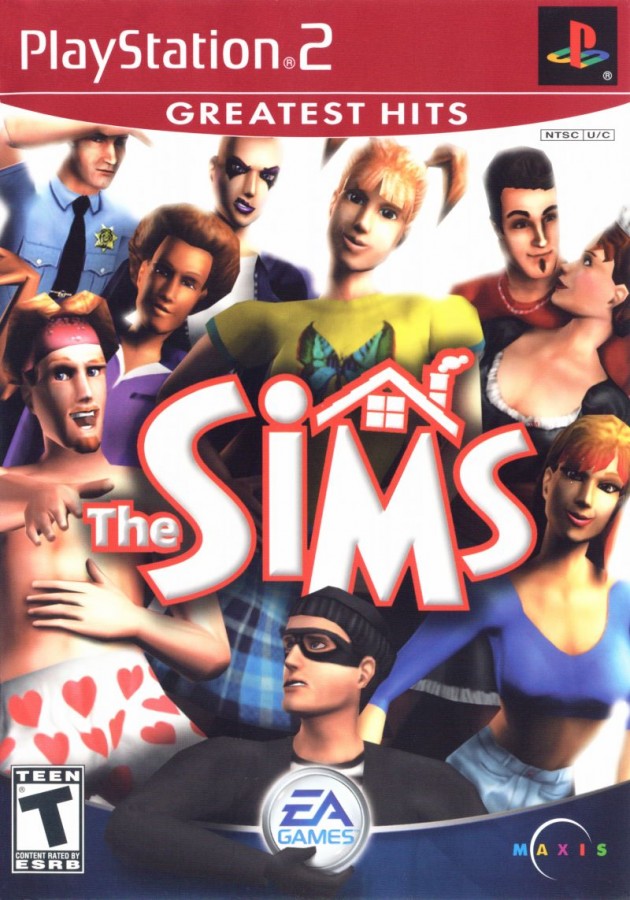 The Sims 2 [Greatest Hits] cover art for PayStation 2 video game