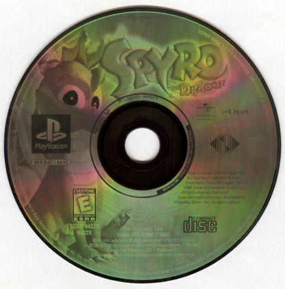 Spyro the Dragon [Greatest Hits] – PlayStation 1 (PS1) disc for retro video game