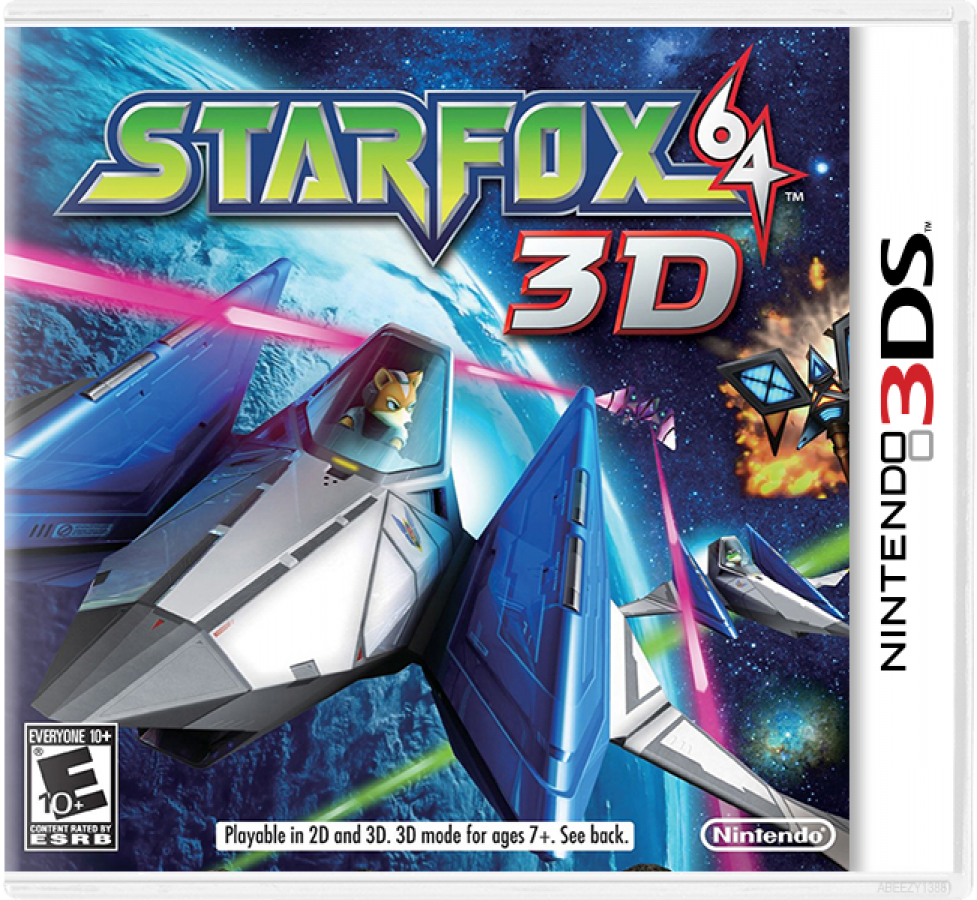Star Fox 64 3D cover art for Nintendo 3DS (3DS) video game