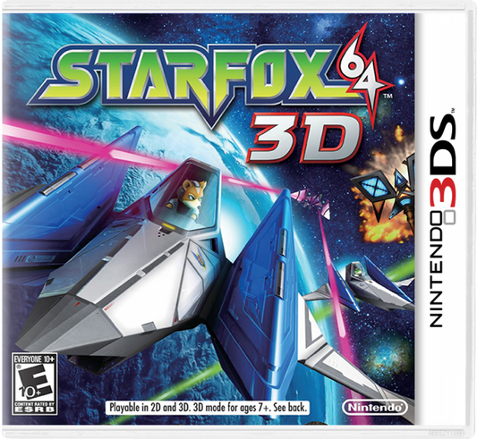 Star Fox 64 3D cover art for Nintendo 3DS (3DS) video game