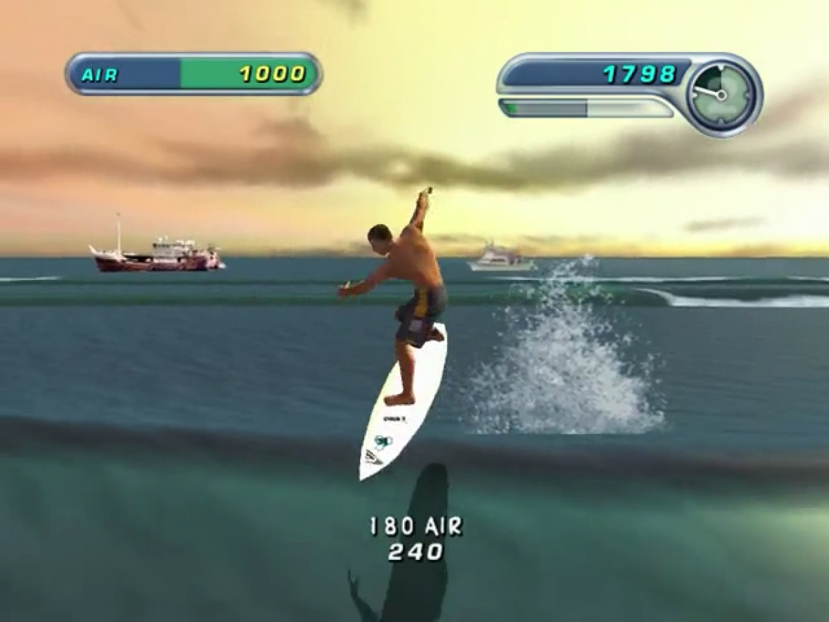 Kelly Slater's Pro Surfer gameplay for GameCube (GC) surfing sports video game