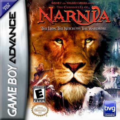 Game Boy Advance The Chronicles of Narnia adventure game cover art