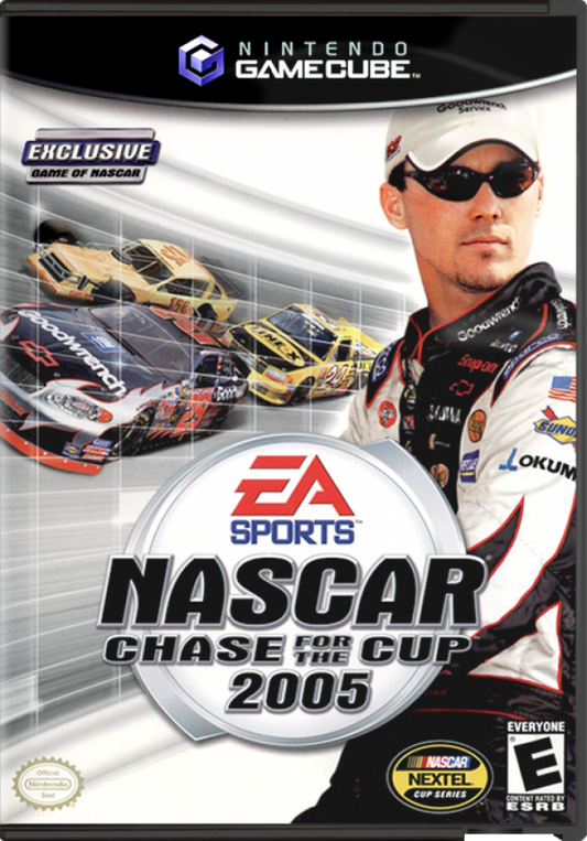 NASCAR 2005: Chase for the Cup cover art for Nintendo GameCube (GC) video game