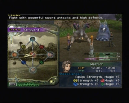 Final Fantasy X-2 gameplay for PlayStation 2 (PS2) fantasy role-playing adventure video game